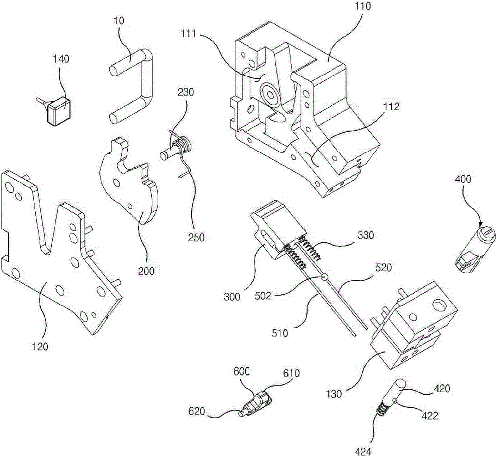 Latch system for door