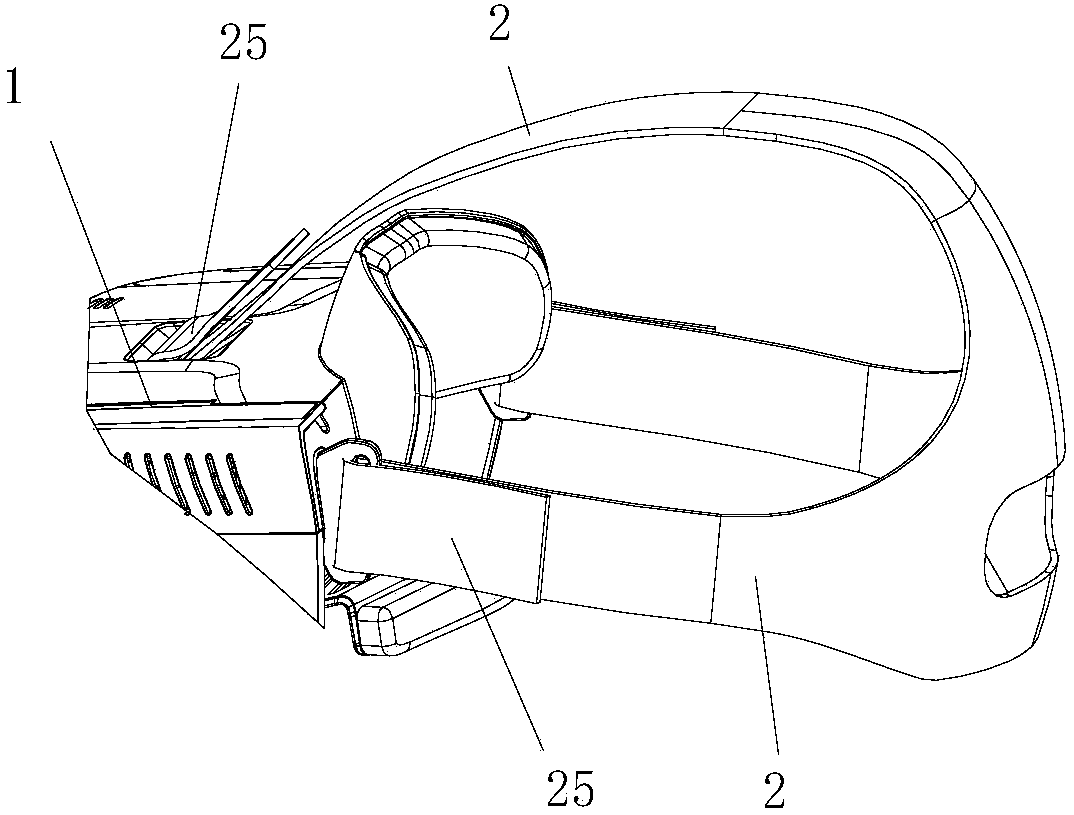 Headset display equipment and bandage adjusting method thereof