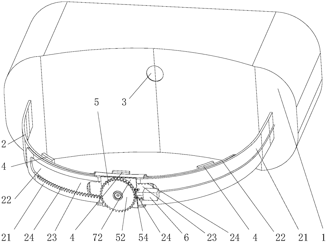 Headset display equipment and bandage adjusting method thereof