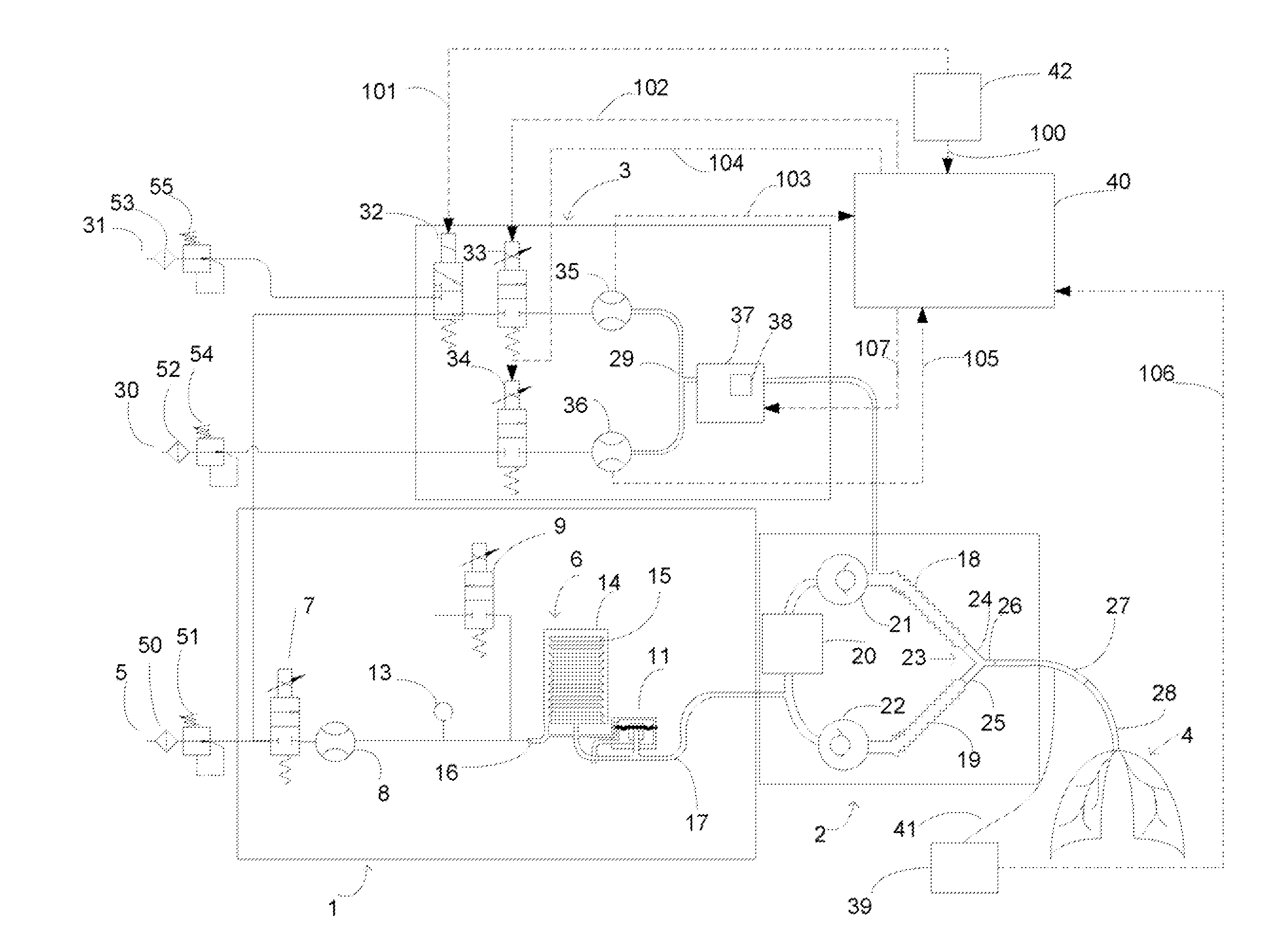 Method and arrangement for controlling narcotic effect value of breathing gas