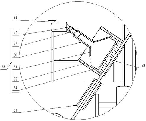 Permeation type textile cloth dyeing machine and dyeing method thereof