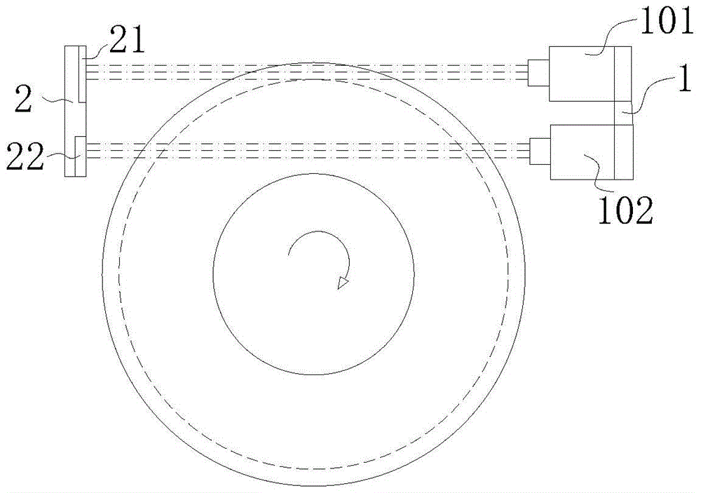 A tire safety monitoring device