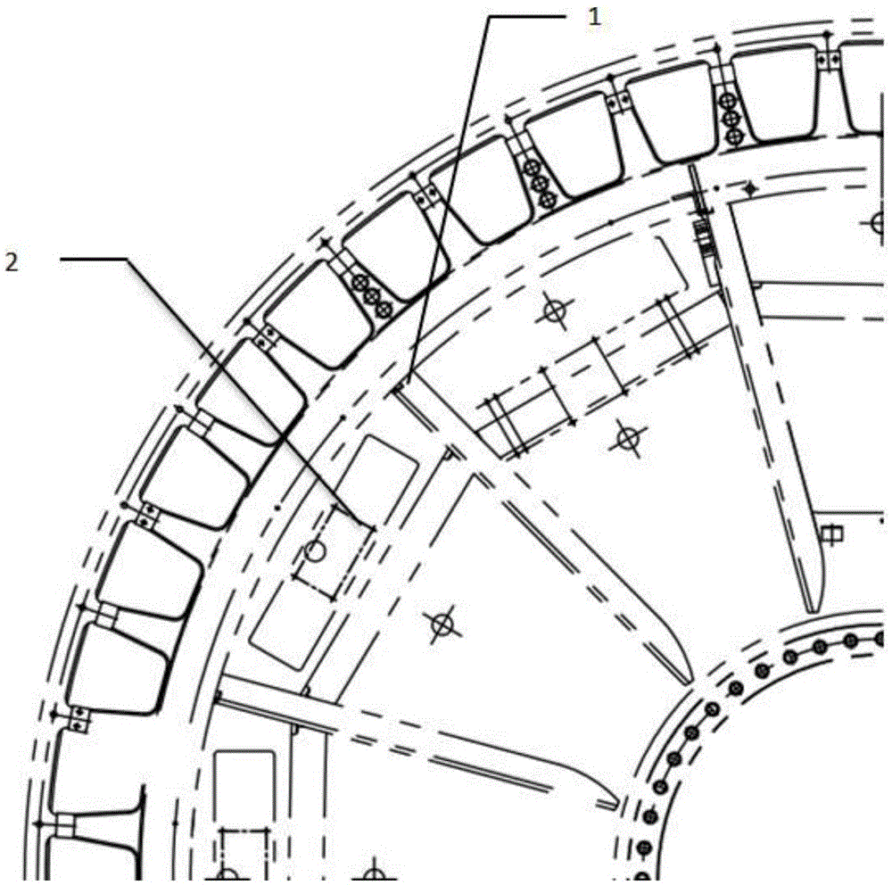 Vibration-absorbing apparatus for motor stator, motor stator and motor