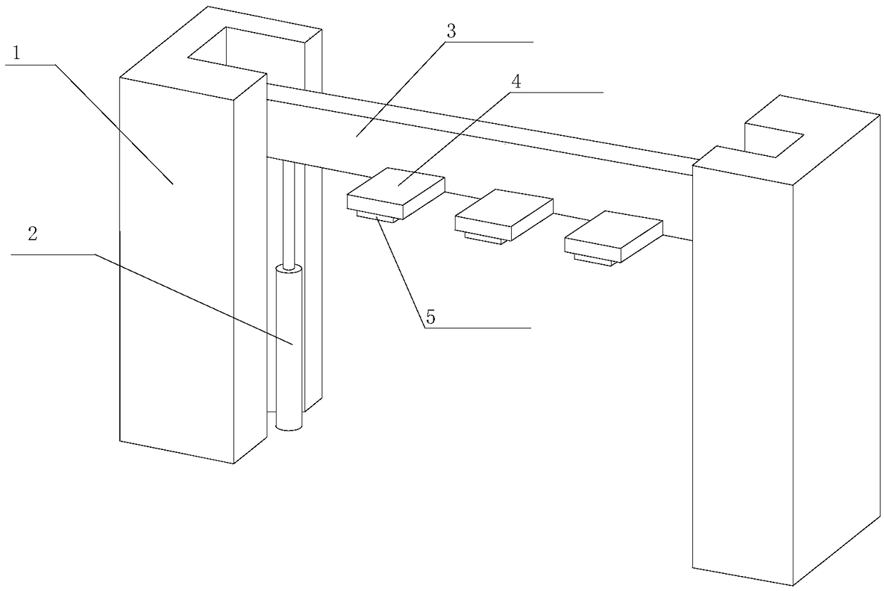 Pressure plate type fixing device