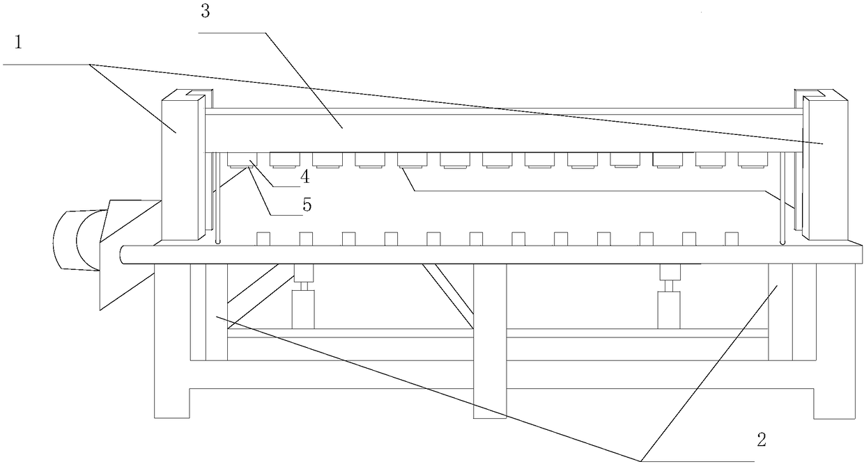 Pressure plate type fixing device