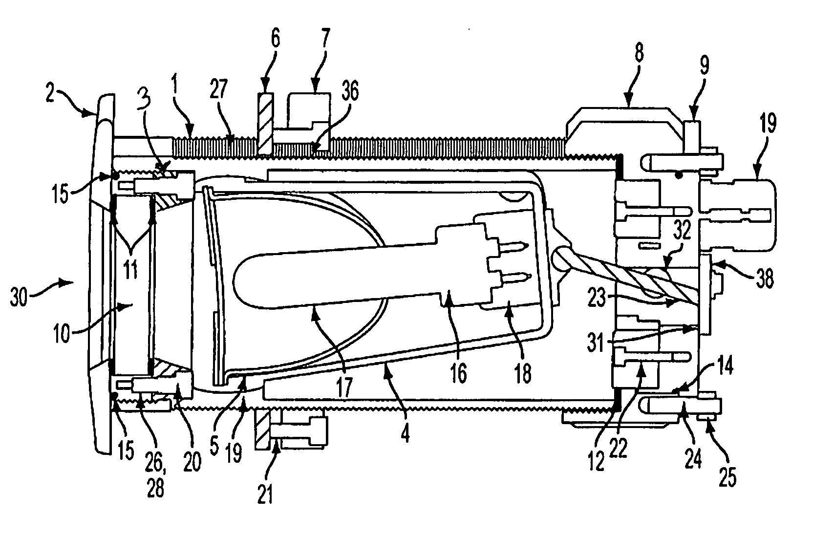 Two piece view port and light housing with swivel light