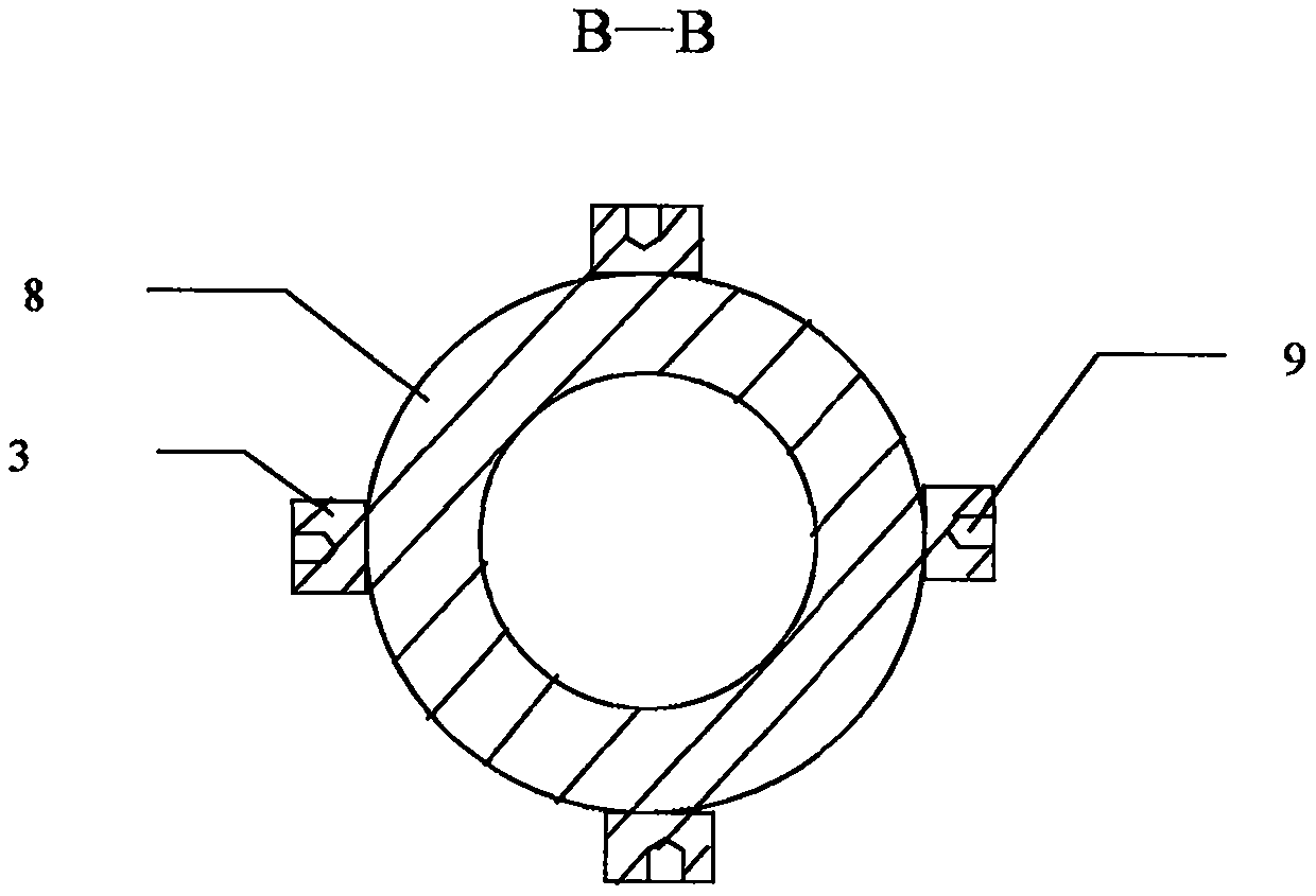 Buoy and cylinder combination structure capable of covering whole tidal range and compressing air by utilizing wave energy