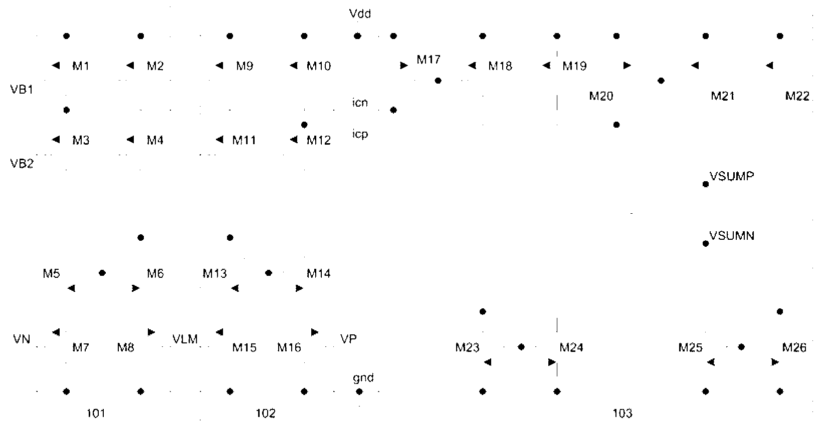 Output limiter circuit of amplifier