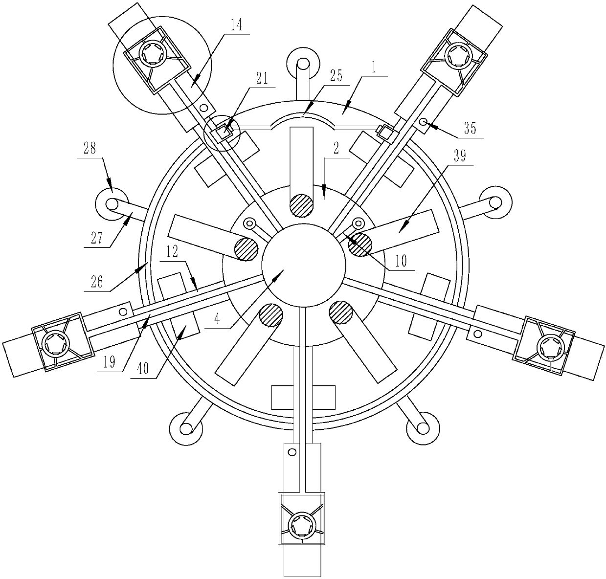 Oral foreign body receiving device used by multiple people