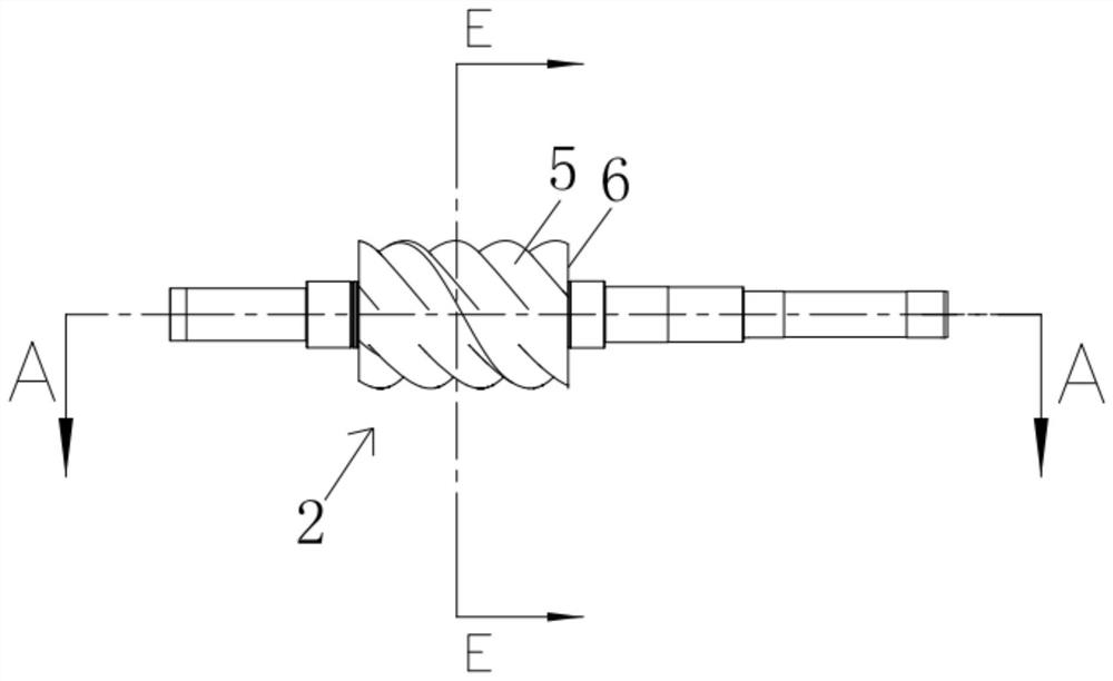 Preparation method of wear-resistant coating of screw compressor and screw compressor