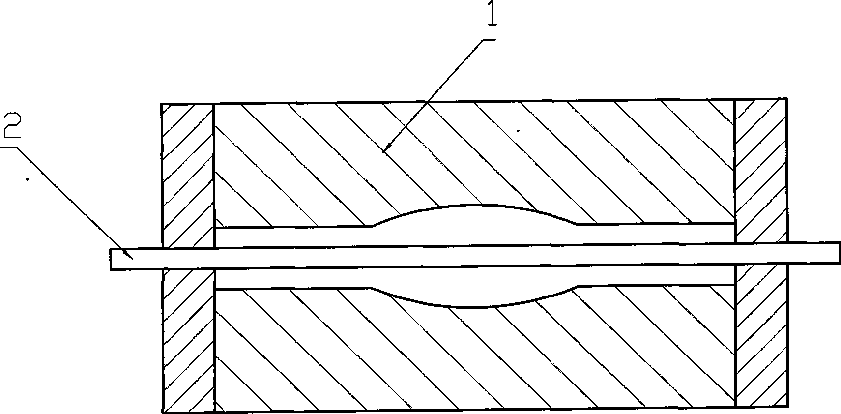 Manufacturing method for integrated liner of alumina ceramic metal halogen lamp