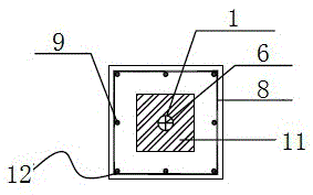 A prefabricated concrete post-grouting pile and its grouting process