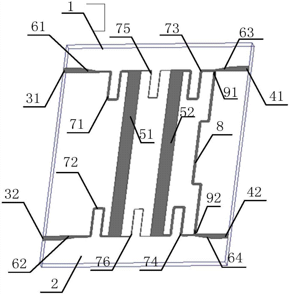 Balance-to-unbalance signal filtering power divider