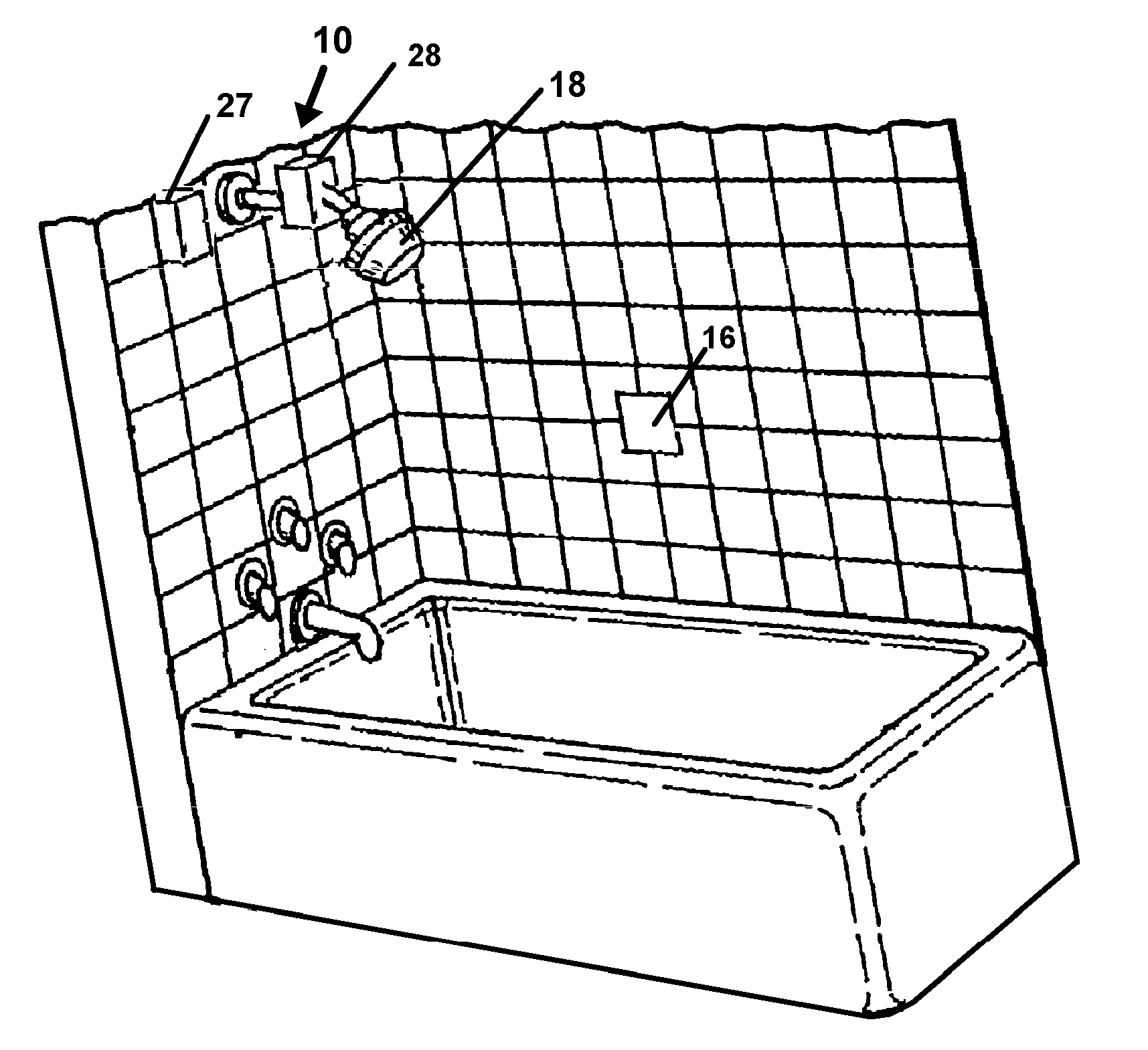 Remote Control Water Valving System for Shower or Sink