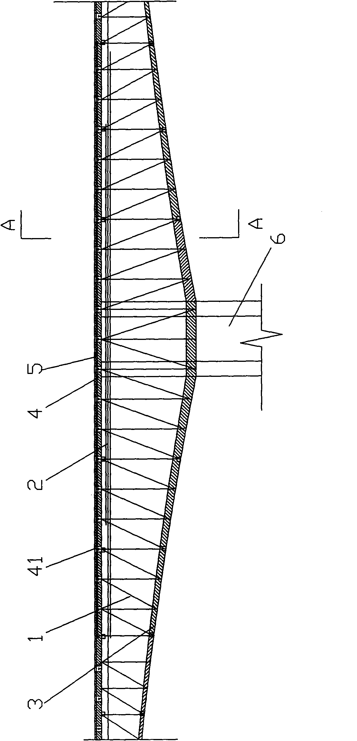 Prestress steel purlin-concrete combined continuous rigid frame bridge and construction method thereof