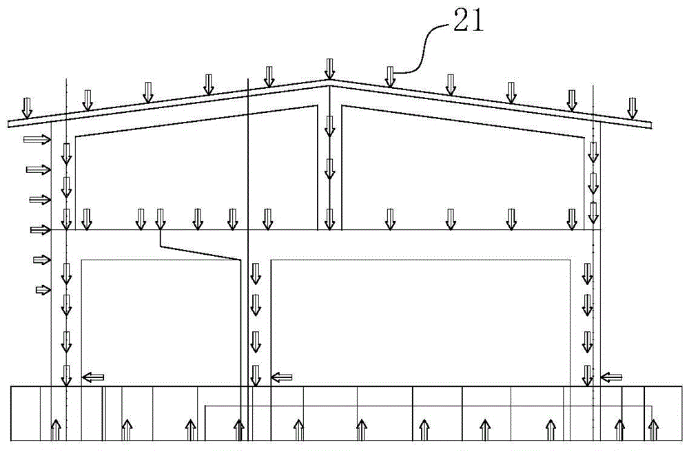 Comprehensive teaching model of building structure with QR code scanning function