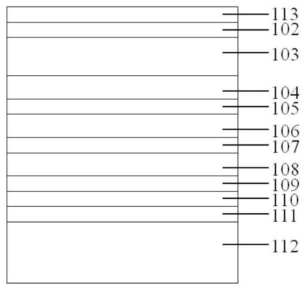 A low-resistance, low-thermal-resistance nitride semiconductor microcavity laser structure and preparation method thereof