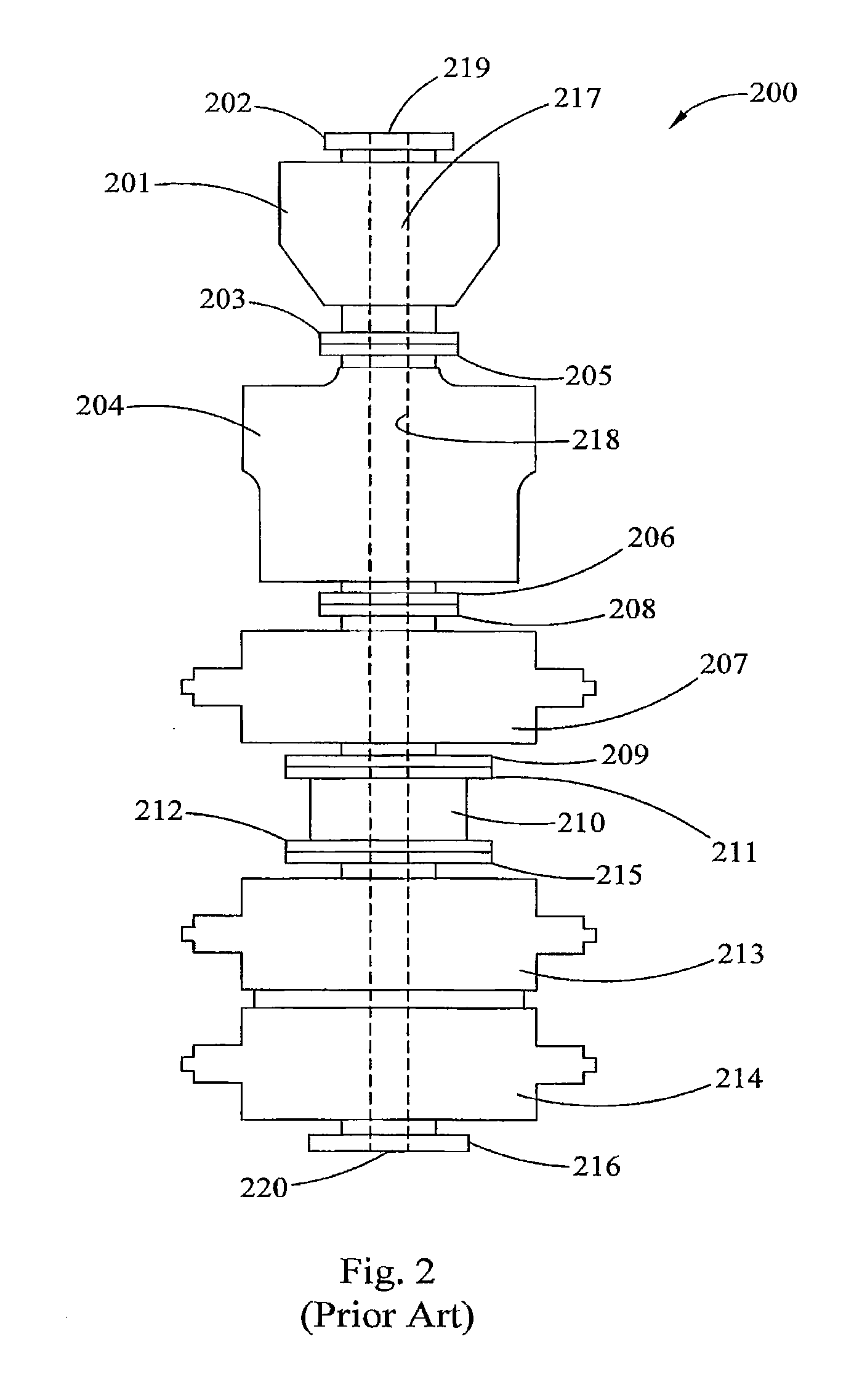 Shear laser module and method of retrofitting and use