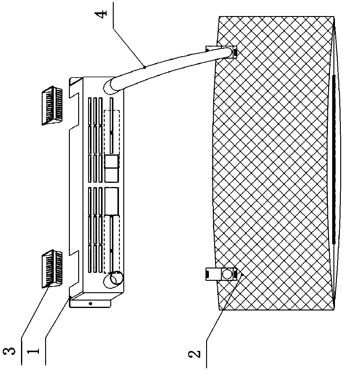 Structure of device capable of preventing robbers