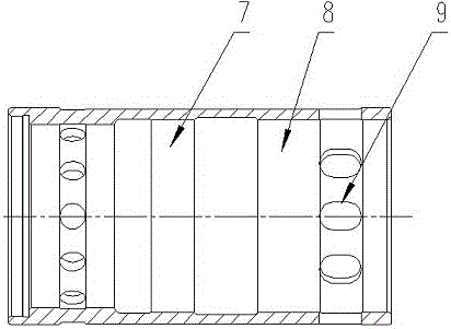 Air distribution system of rapid and energy-saving down-the-hole hammer for water well