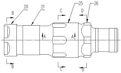 Air distribution system of rapid and energy-saving down-the-hole hammer for water well