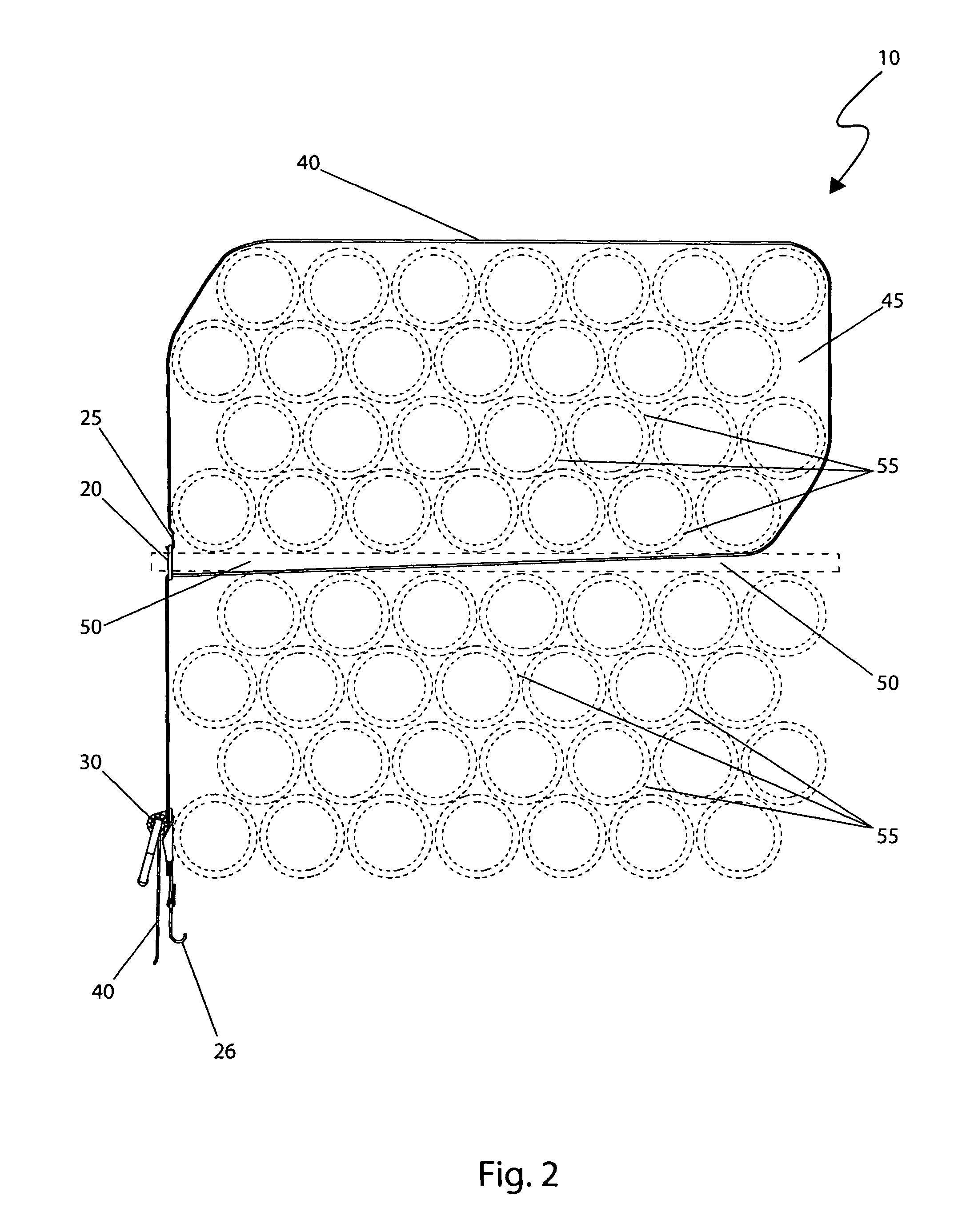 Strap links stabilizing system for flatbed trucks and associated use therefor