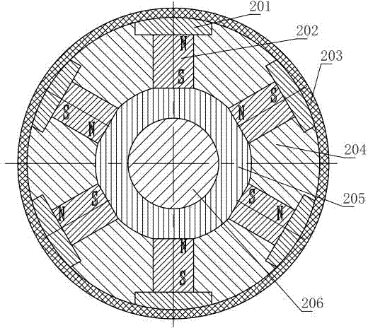 Novel permanent magnetism auxiliary exciter rotor structure