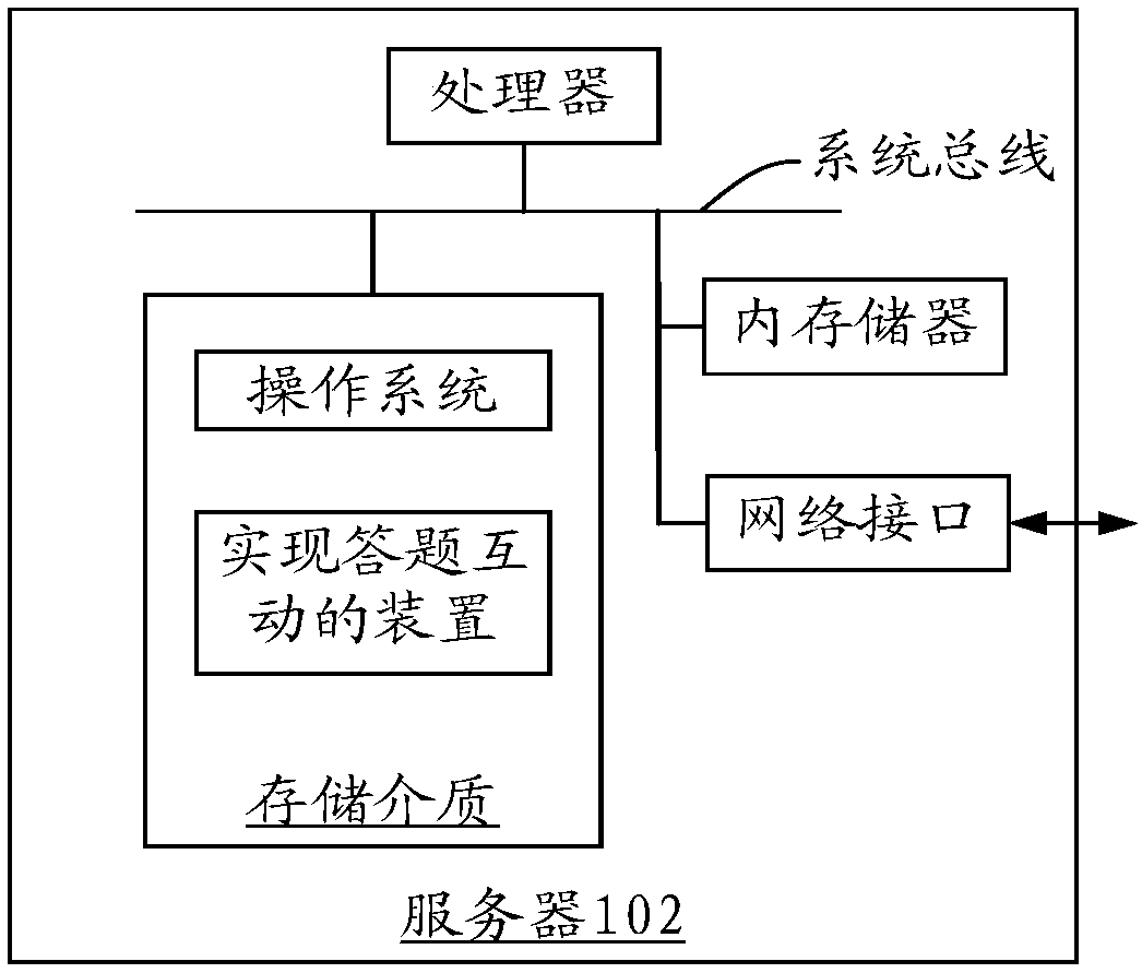 Method and device for implementing answer interaction, computer equipment and storage medium