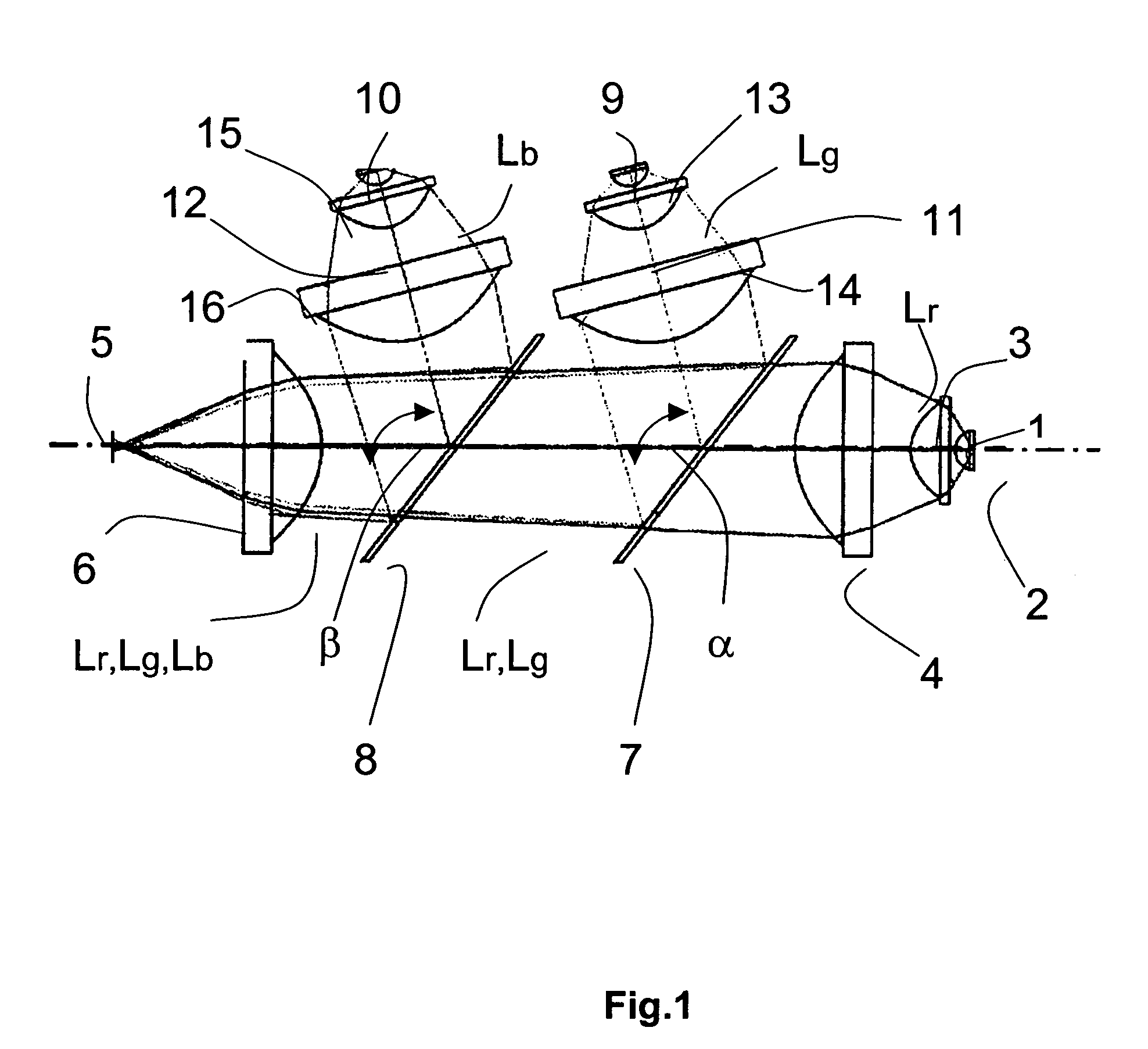 Illumination module for color display