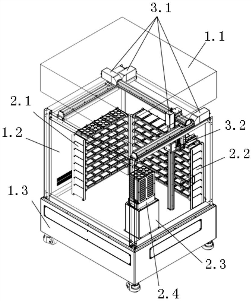 Cell passage batch culture and detection device and method