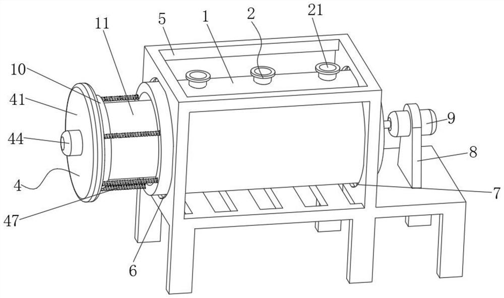 Full-automatic rotational molding machine for electronic product accessory production and working method of full-automatic rotational molding machine