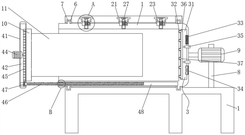 Full-automatic rotational molding machine for electronic product accessory production and working method of full-automatic rotational molding machine