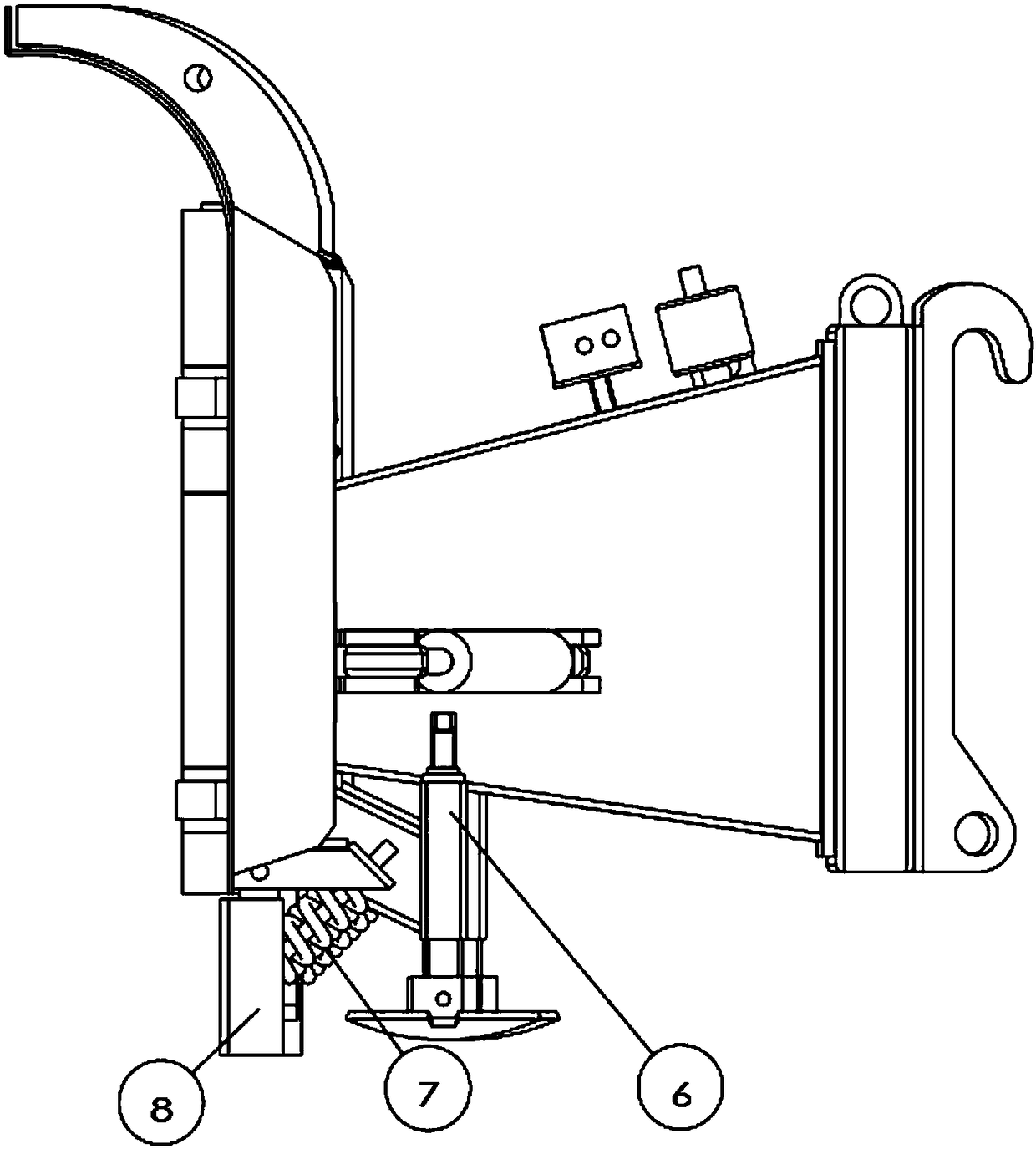 Multifunctional snow shoveling device