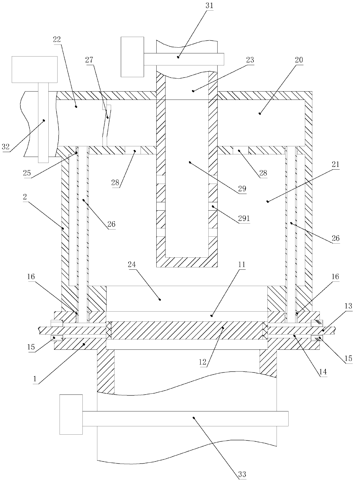 Air inlet assembly of gas engine