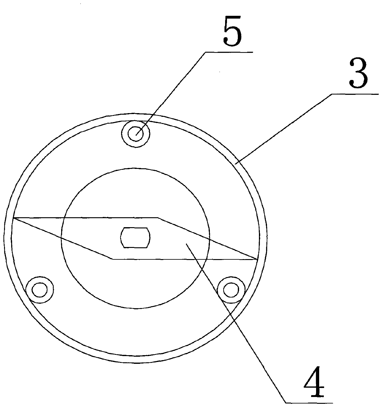 Water pump water inlet filter and flow divider of lotus root digging machine