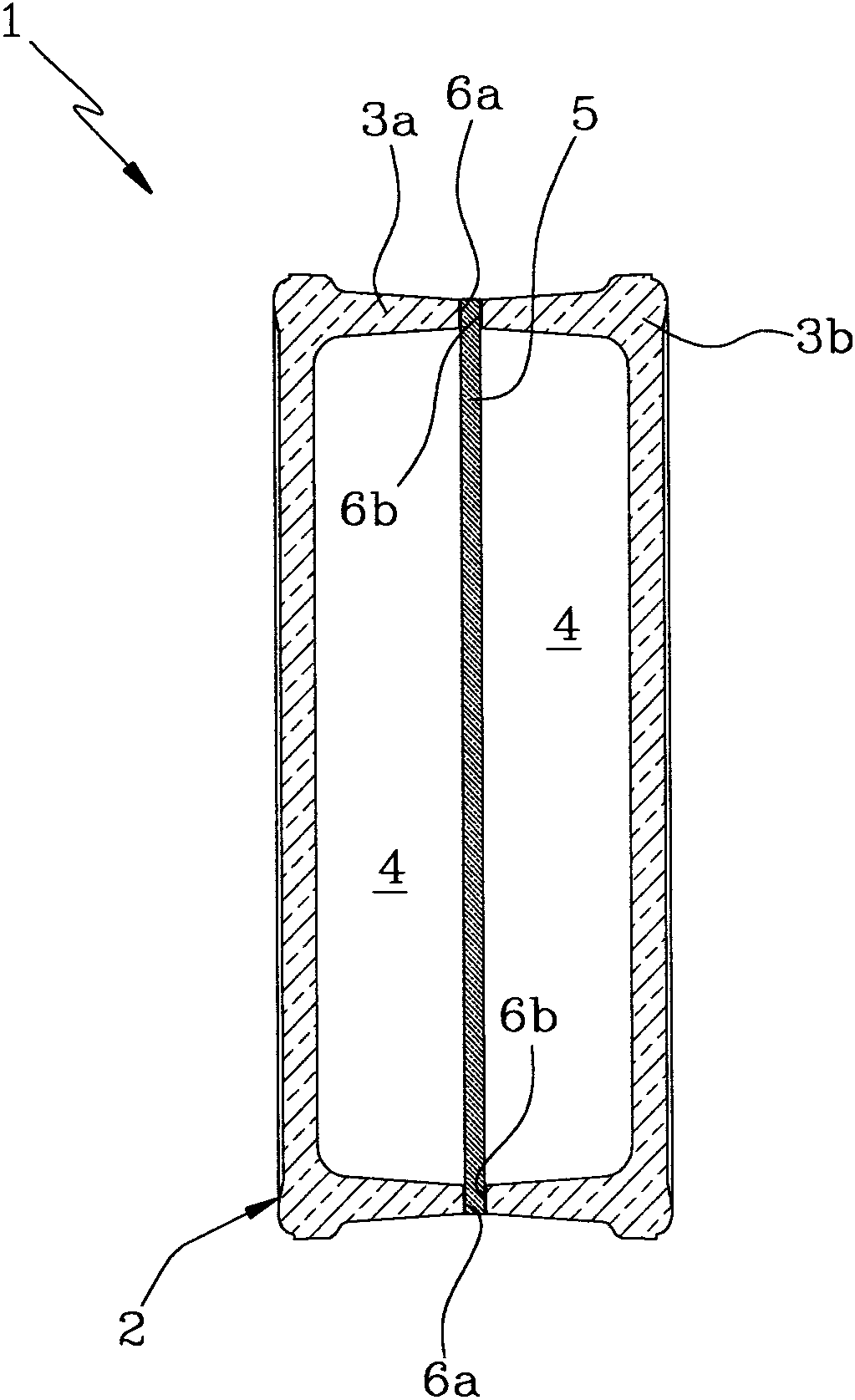 Process for making a glass brick and brick obtained by said process