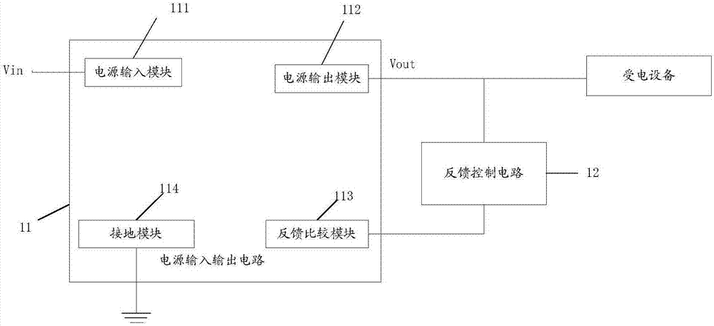 Power supply circuit, terminal and voltage output method