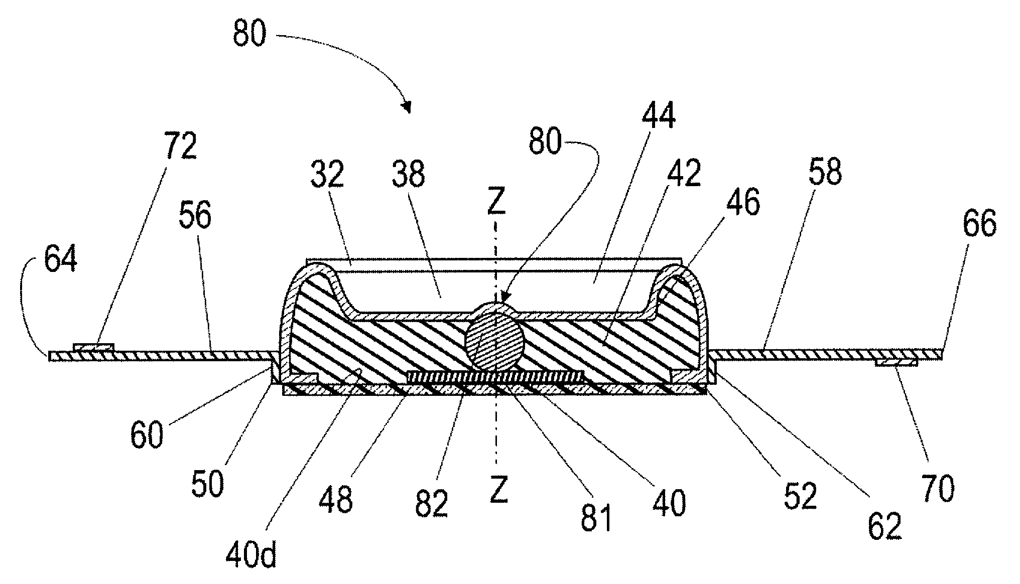 Combination pad and panty shield with raised channel