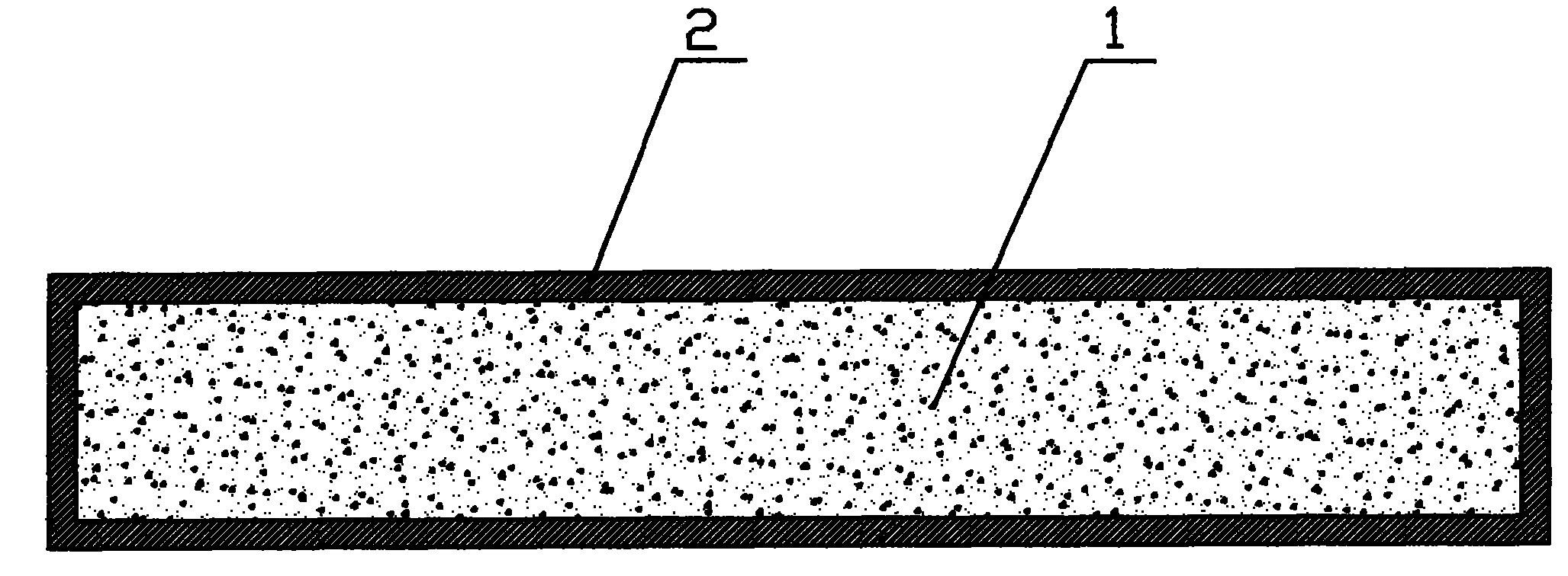 Wood-plastic floor processing method