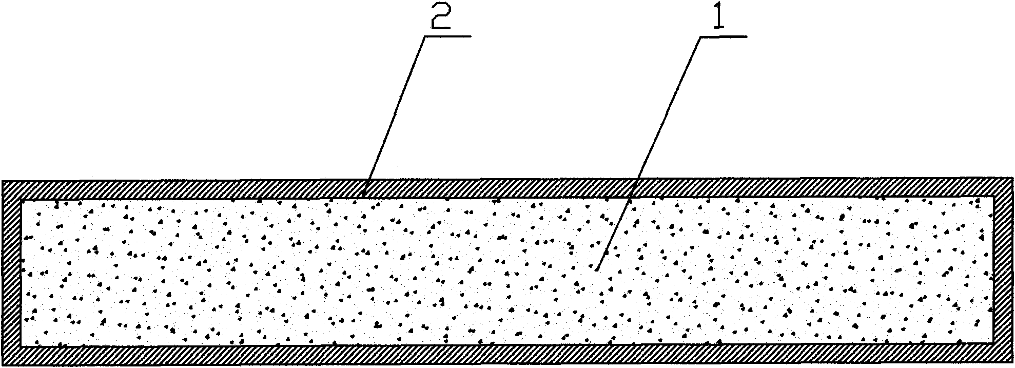 Wood-plastic floor processing method