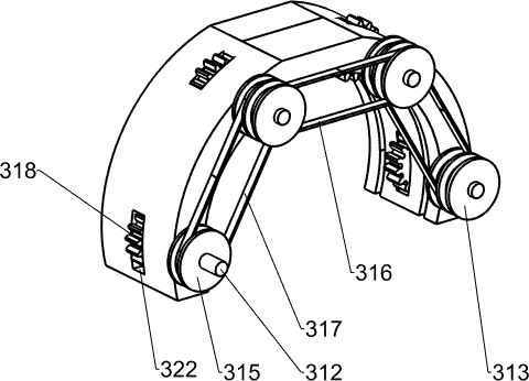 Petroleum pipeline outer wall paint brushing device capable of walking along pipeline