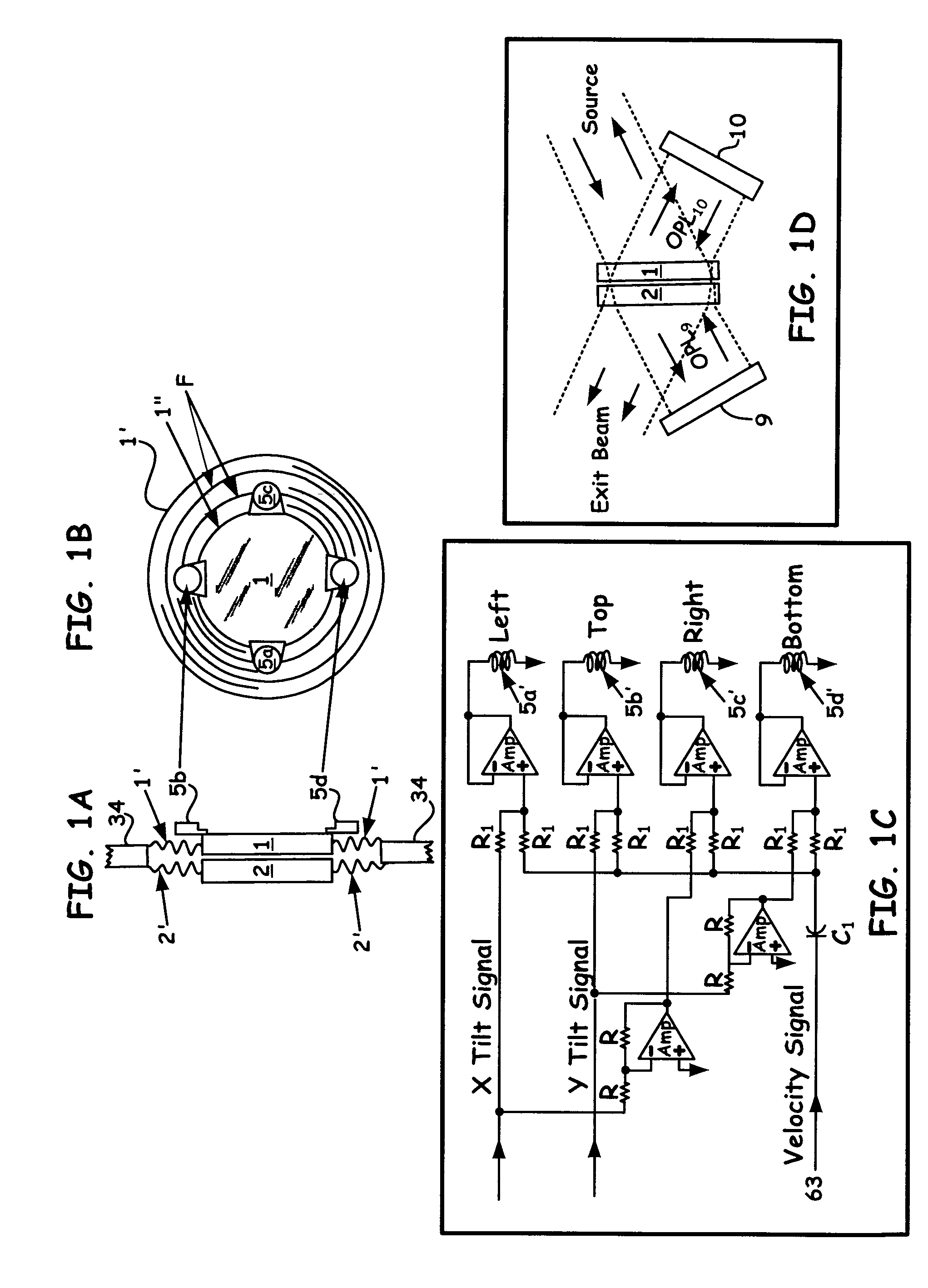 Dual input interferometer beamsplitter tilt control system and flexure mounting