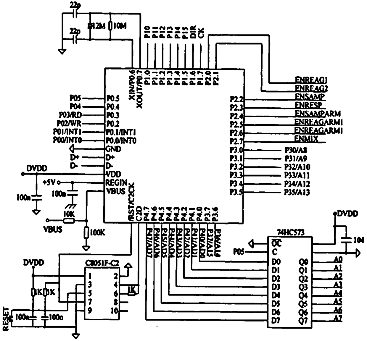 Full-automatic biochemical analysis electronic system