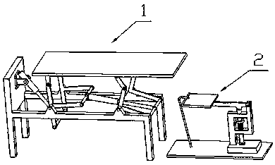 Device for training badminton takeoff