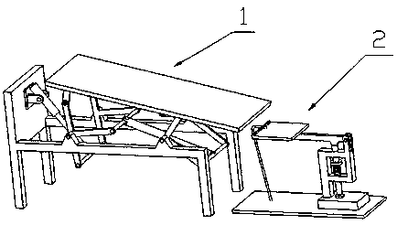 Device for training badminton takeoff