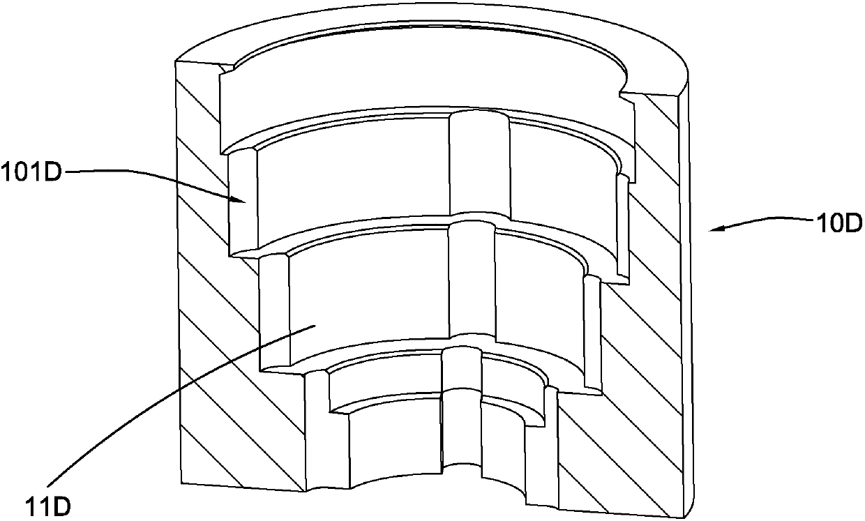 Lens and implementation method for internal gas heat balance