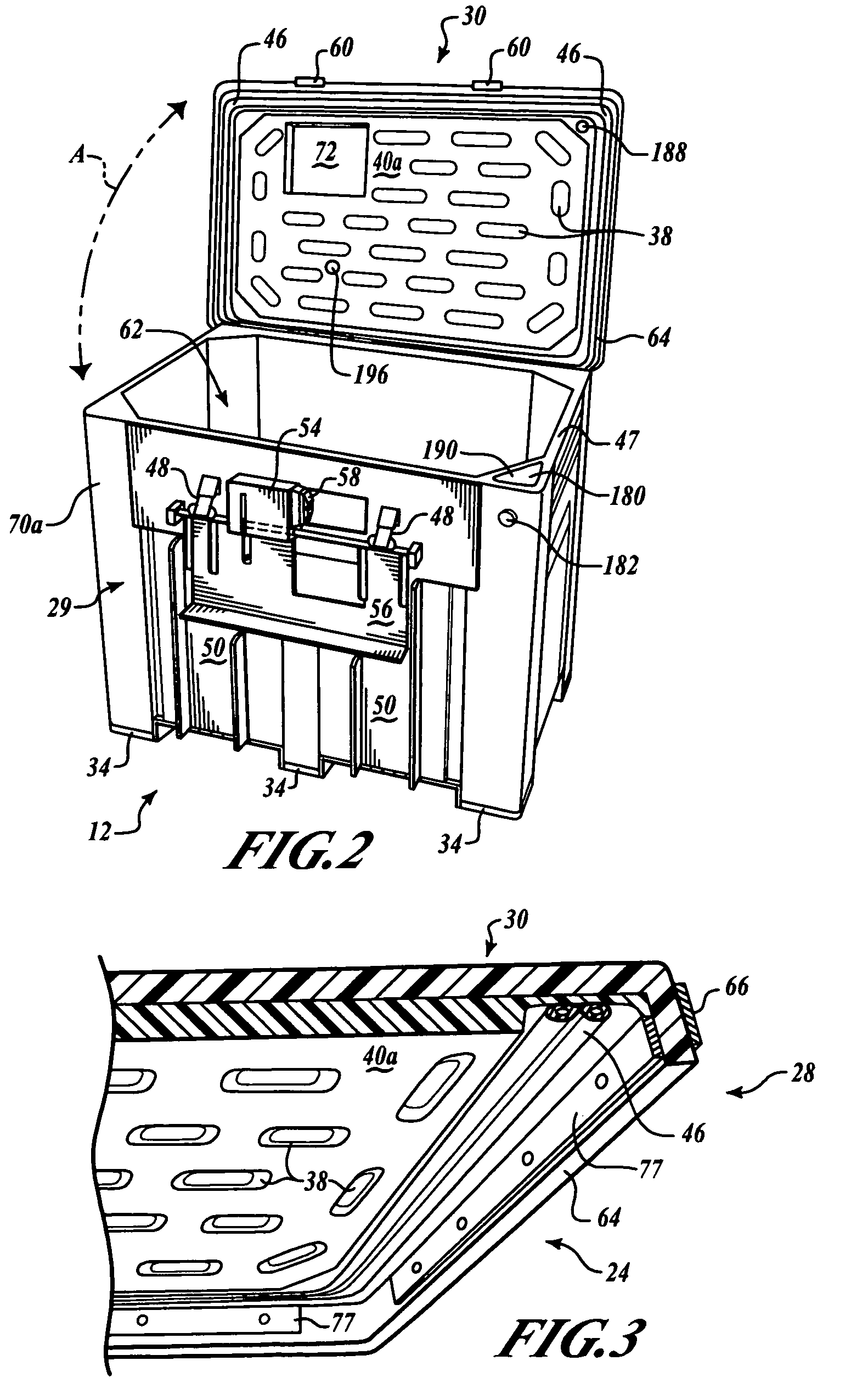 Mini pallet-box moving container