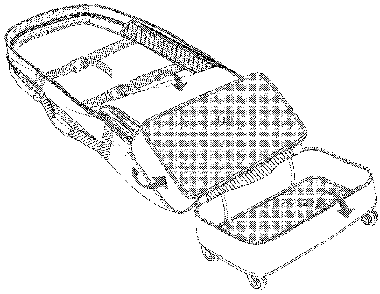 Folding duffle