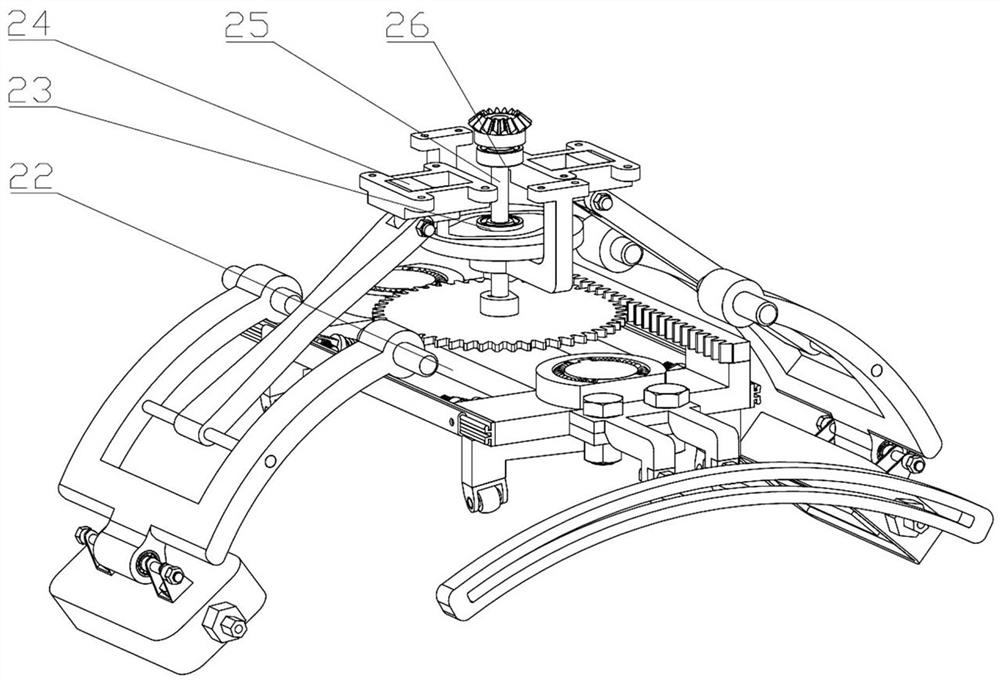 An external pipeline inspection robot and walking method