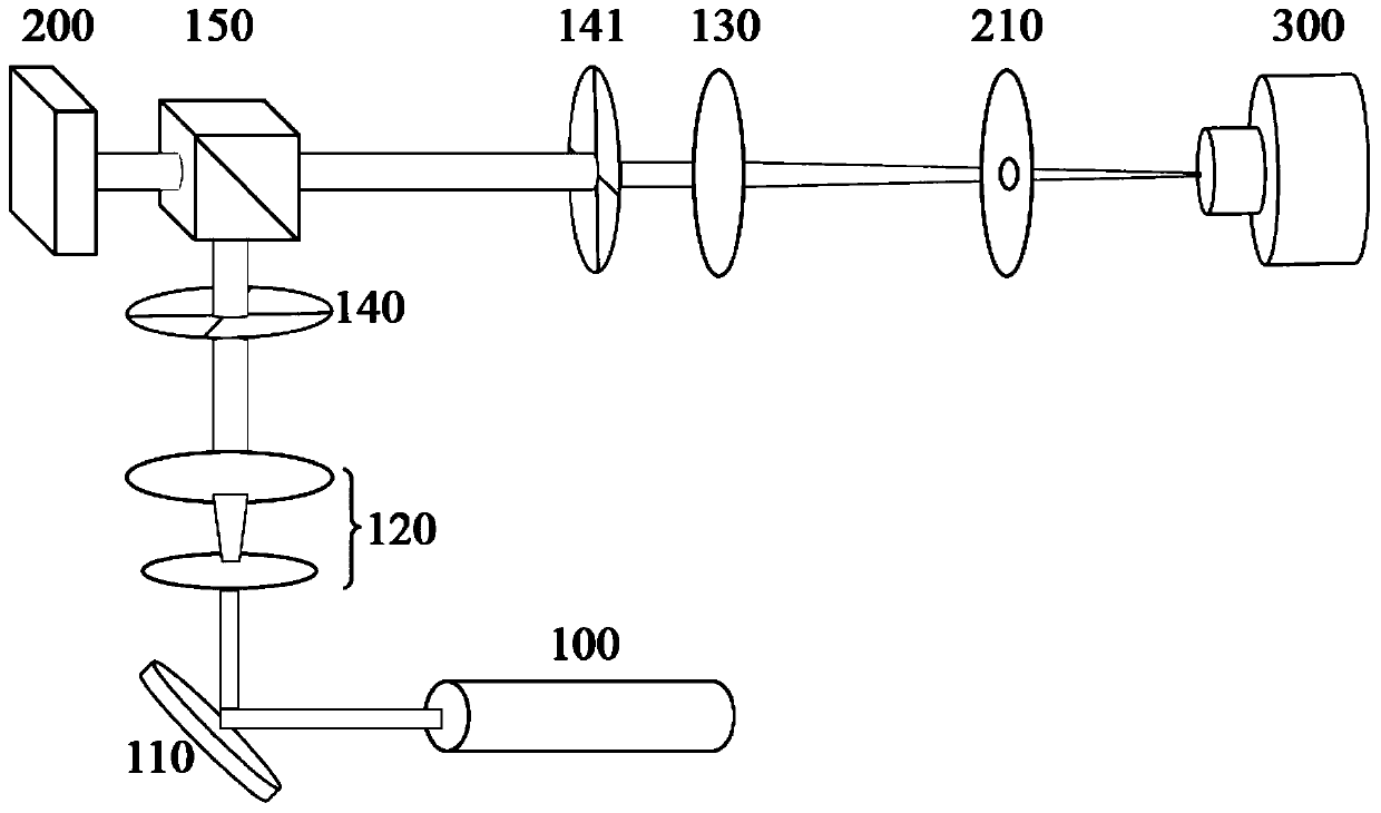 Phase mask plate of integer-order vortex beam with fractional-order vortex profile and optical path system